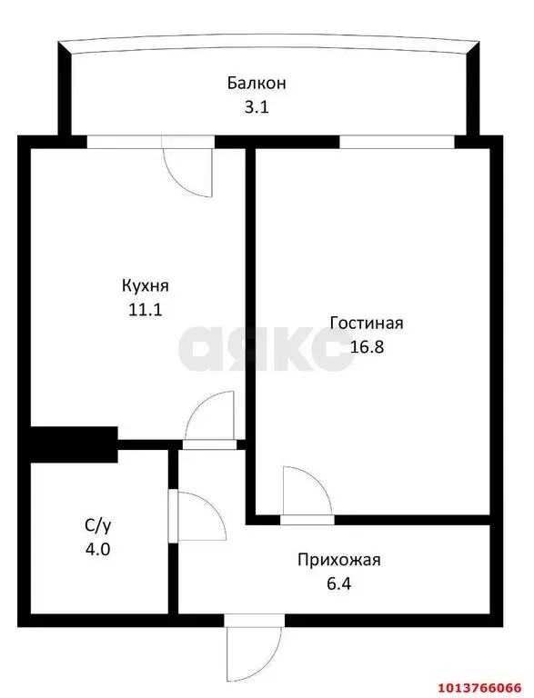 1-комнатная квартира: Краснодар, жилой комплекс Зеленодар, улица ... - Фото 0