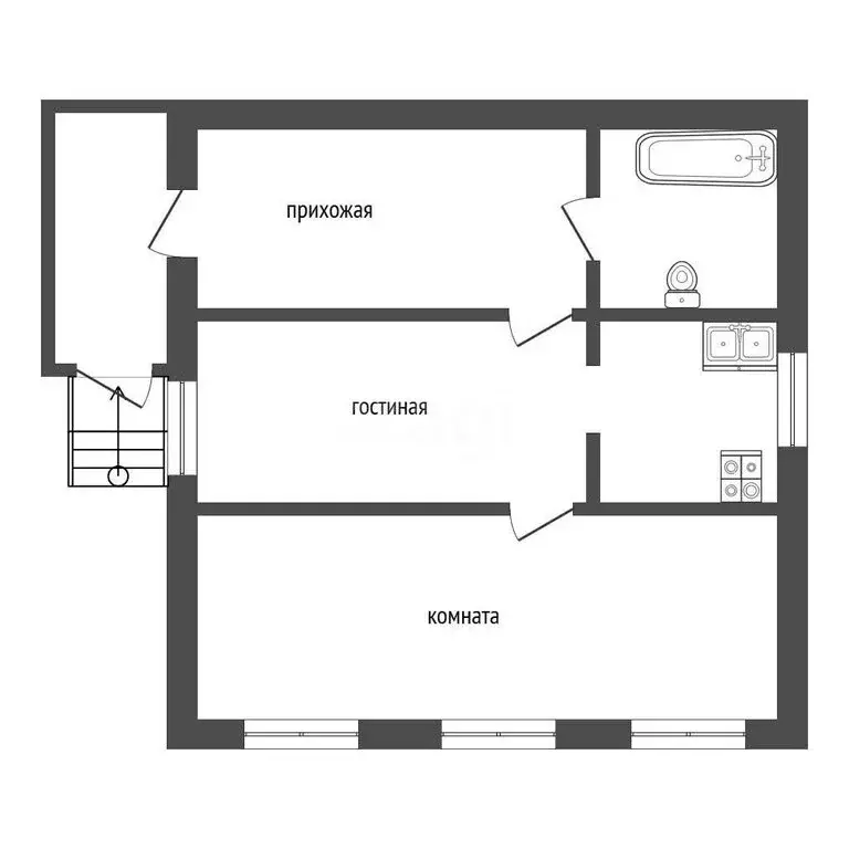 Дом в Тюмень, Пекинский переулок (23 м) - Фото 1