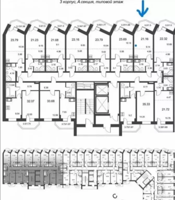 Квартира-студия: Всеволожск, шоссе Дорога Жизни, 7к3 (21 м) - Фото 1