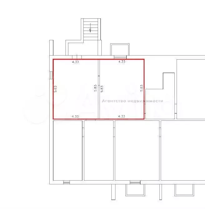 Продам офисное помещение, 46.6 м - Фото 1