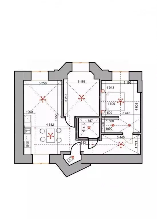 3-к кв. Санкт-Петербург Съезжинская ул., 12 (64.3 м) - Фото 1