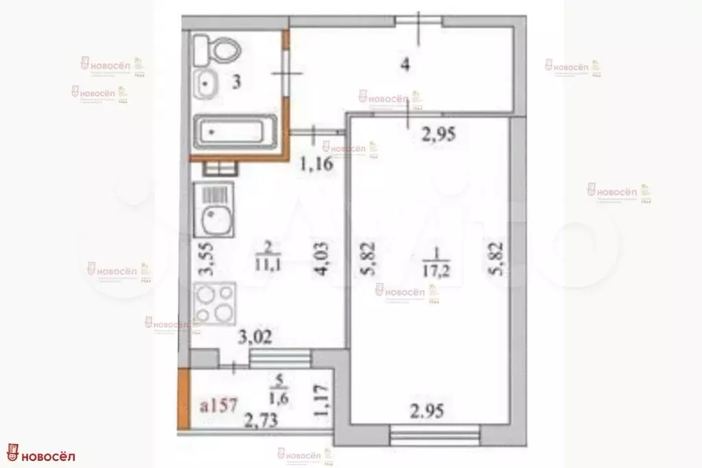1-к. квартира, 40 м, 6/13 эт. - Фото 0