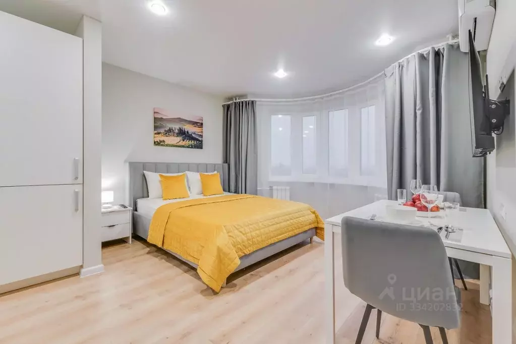 Студия Москва Новгородская ул., 37 (30.0 м) - Фото 2
