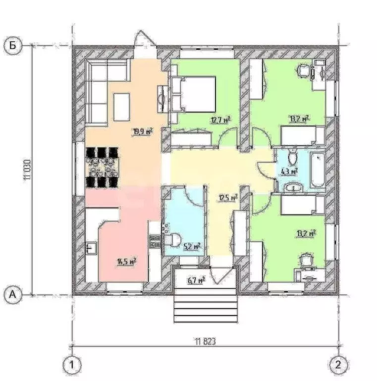 Дом в Тульская область, городской округ Тула, деревня Горюшино (100 м) - Фото 1
