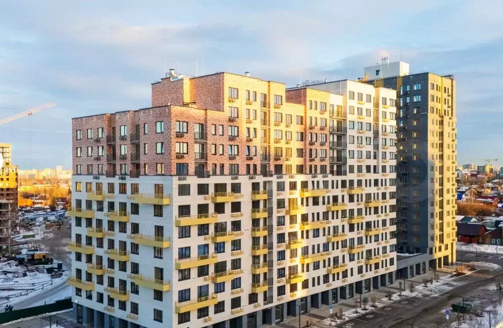 2-к. квартира, 53,1 м, 1/15 эт. - Фото 1