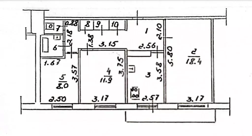 3-к кв. Липецкая область, Липецк Липовская ул., 8 (64.0 м) - Фото 1