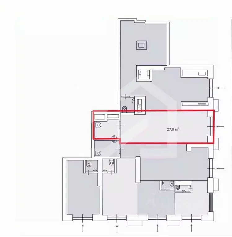 Помещение свободного назначения в Москва Дмитровское ш., вл89 (27 м) - Фото 2