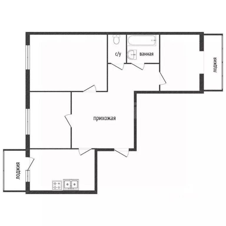 3-к кв. Костромская область, Кострома Магистральная ул., 39 (64.0 м) - Фото 1