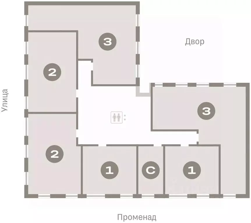 3-к кв. Омская область, Омск  (95.53 м) - Фото 1