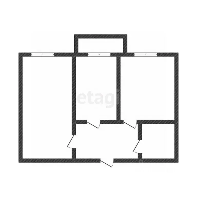 2-к кв. Иркутская область, Иркутск ул. Станиславского, 33 (48.8 м) - Фото 1