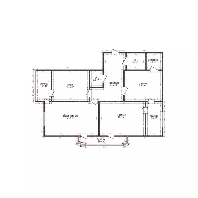 3-к кв. Дагестан, Каспийск ул. Молодежная, 4А (126.0 м) - Фото 2