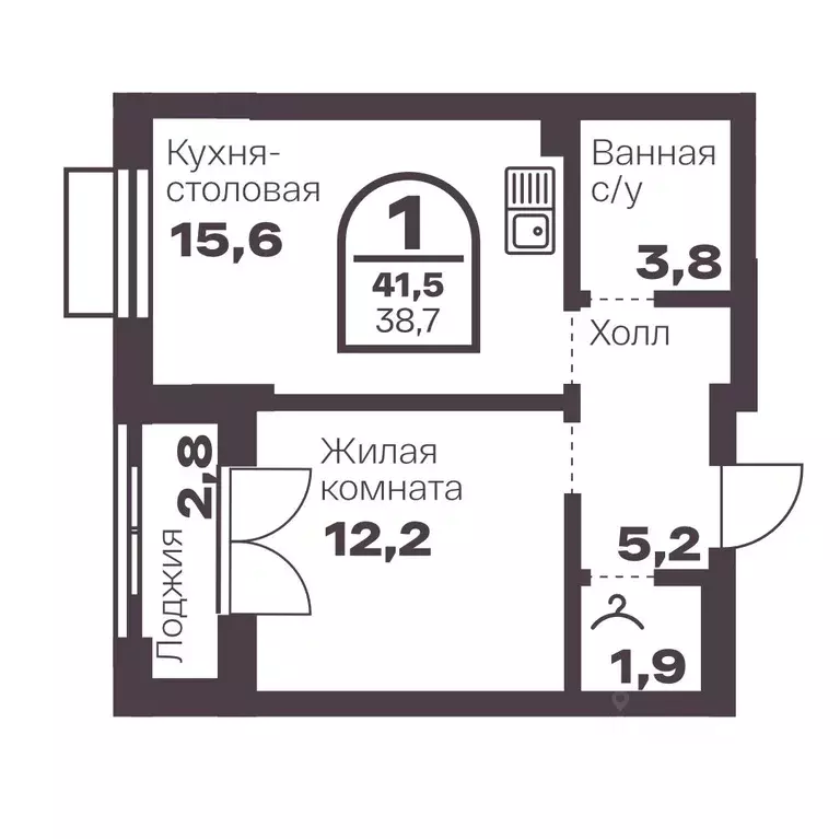 1-к кв. Челябинская область, Челябинск просп. Ленина, 19В (38.7 м) - Фото 0