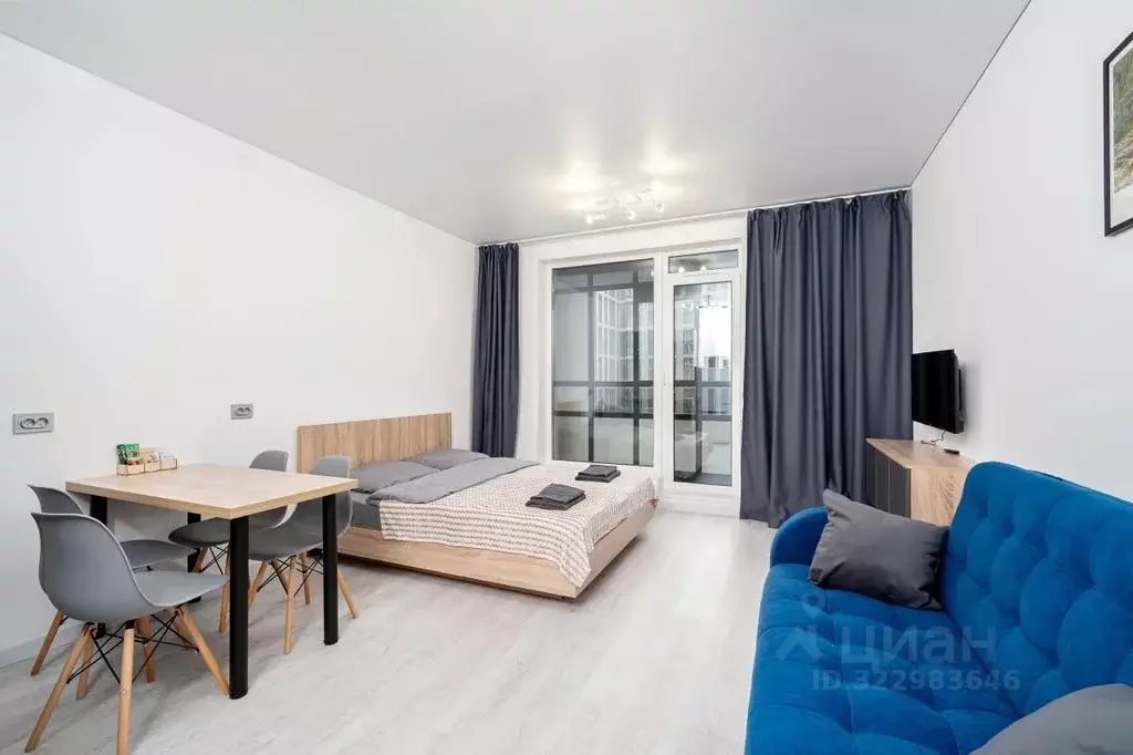 Студия Санкт-Петербург Уральская ул., 25 (28.0 м) - Фото 1