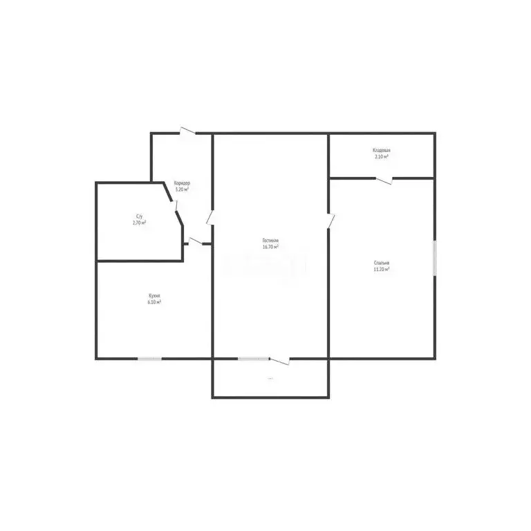 2-комнатная квартира: Краснодар, улица Стасова, 21 (42 м) - Фото 1