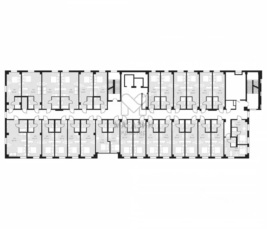 Студия Санкт-Петербург Херсонская ул., 39 (22.7 м) - Фото 1