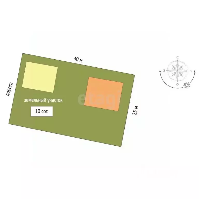 Дом в Крым, Симферопольский район, Трудовское с/пос, с. Строгоновка ... - Фото 2