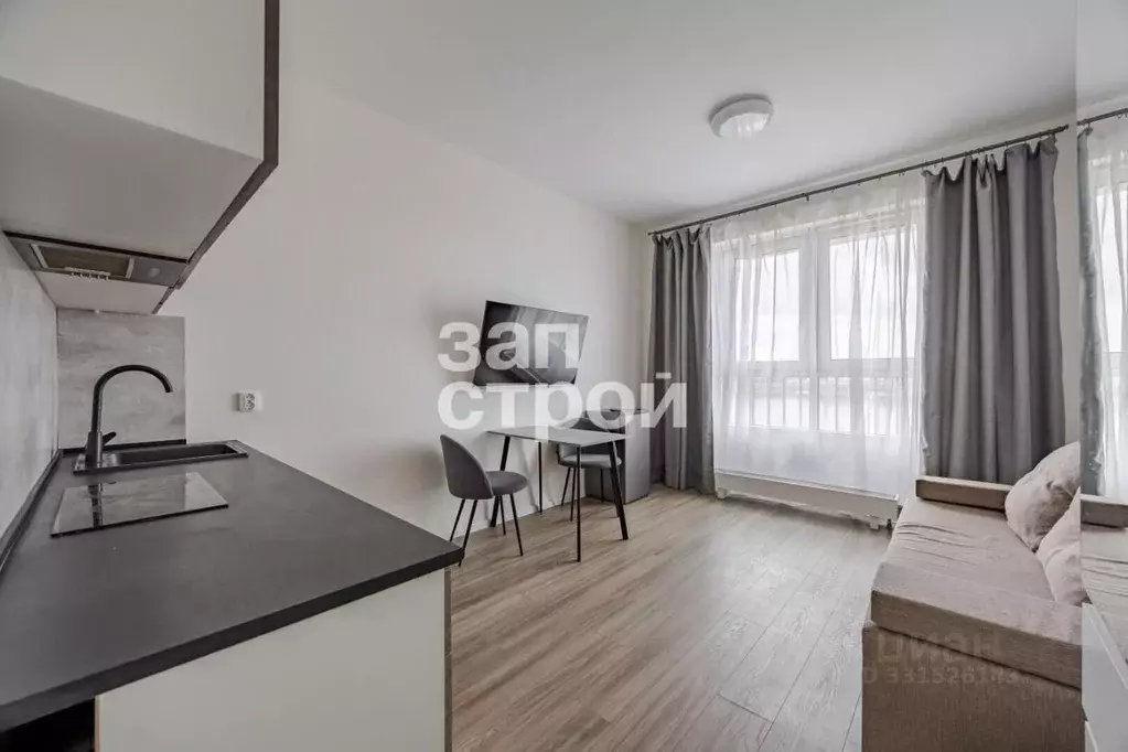 Студия Санкт-Петербург Октябрьская наб., 40 (22.0 м) - Фото 1