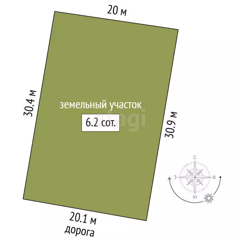 Участок в Стерлитамакский район, Казадаевский сельсовет, СНТ Ветеран ... - Фото 1