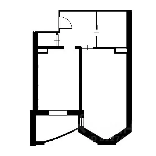 1-к кв. Башкортостан, Уфа Российская ул., 25 (41.4 м) - Фото 0