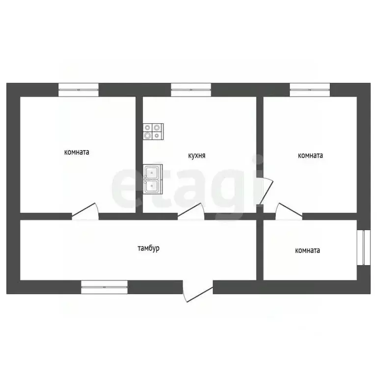 Дом в Ростовская область, Азовский район, Маргаритовское с/пос, с. ... - Фото 2