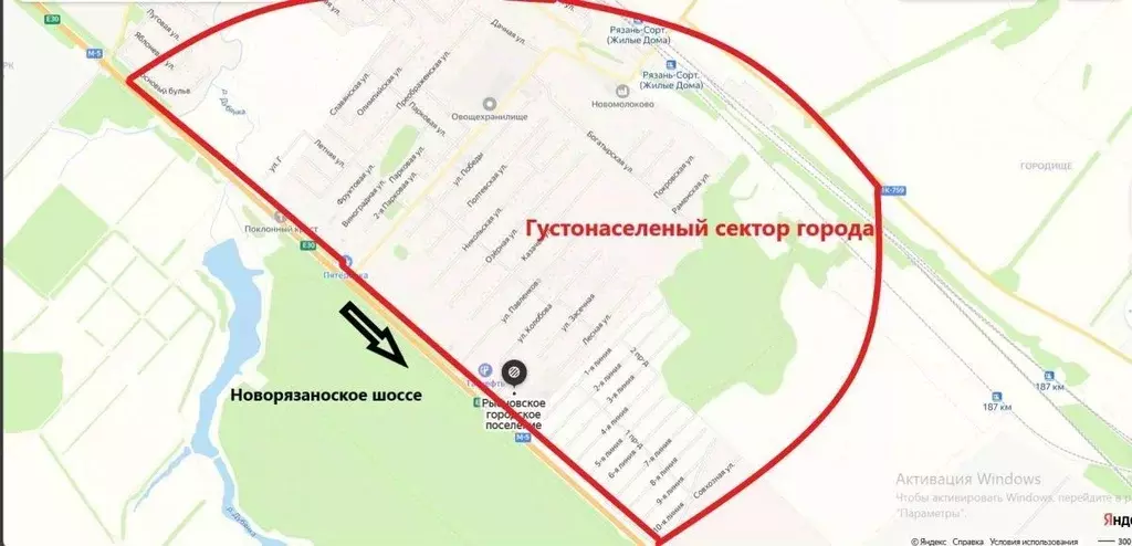 Участок в Рязанская область, Рыбное ул. Засечная (149.86 сот.) - Фото 2