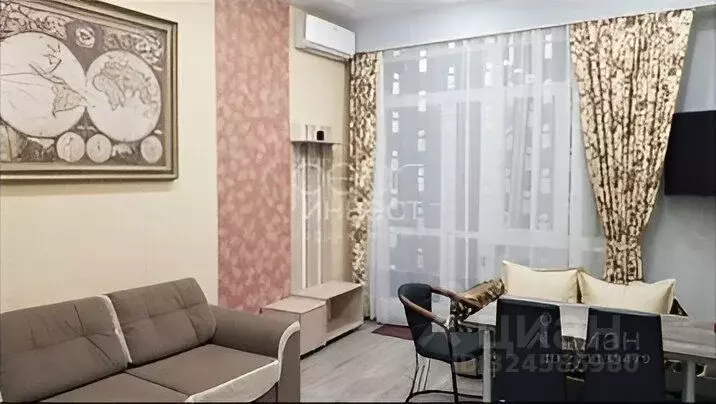 Студия Краснодарский край, Сочи Новый Сочи мкр, ул. Санаторная, ... - Фото 2