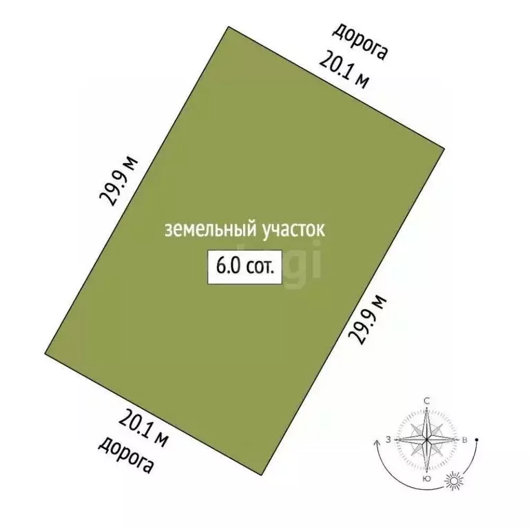 Участок в Ямало-Ненецкий АО, Новый Уренгой ул. Грибная, 19 (600.0 ... - Фото 1