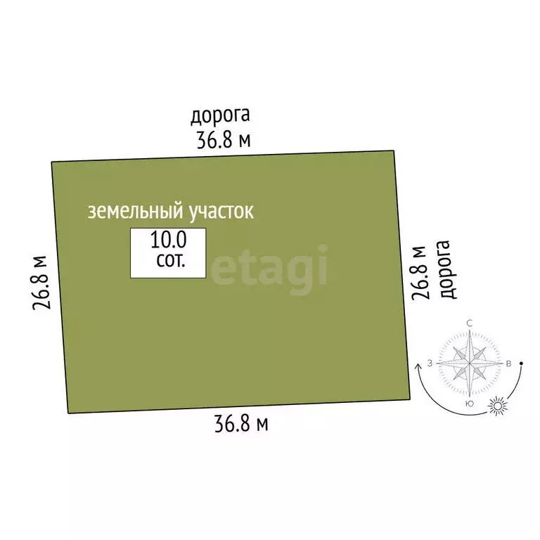 Участок в Костромской район, Бакшеевское сельское поселение, деревня ... - Фото 1