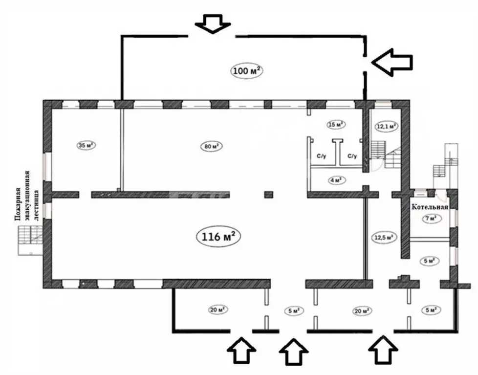 Помещение свободного назначения в Калужская область, Калуга ул. ... - Фото 2