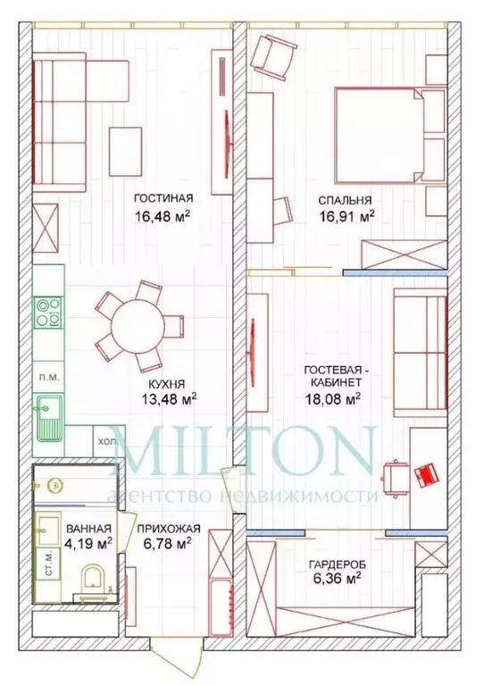 2-к кв. Краснодарский край, Геленджик ул. Мира, 40 (82.0 м) - Фото 2
