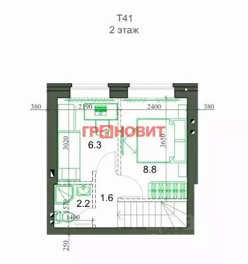 3-к кв. Новосибирская область, Новосибирский район, Мичуринский ... - Фото 1