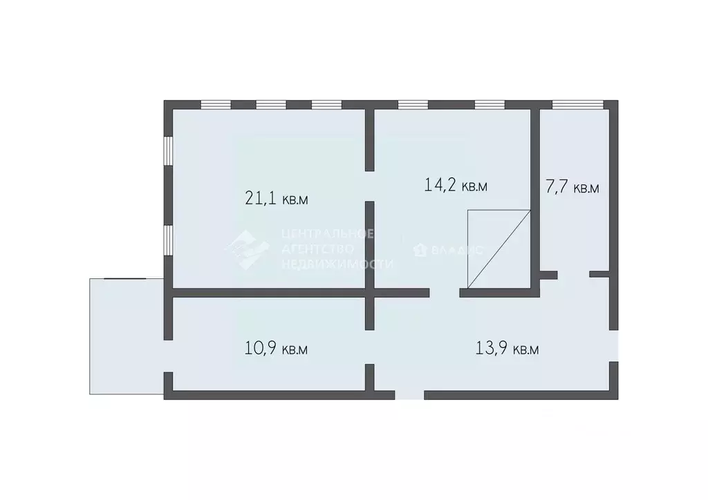 Дом в Рязанская область, Касимовский муниципальный округ, д. Крюково ... - Фото 2