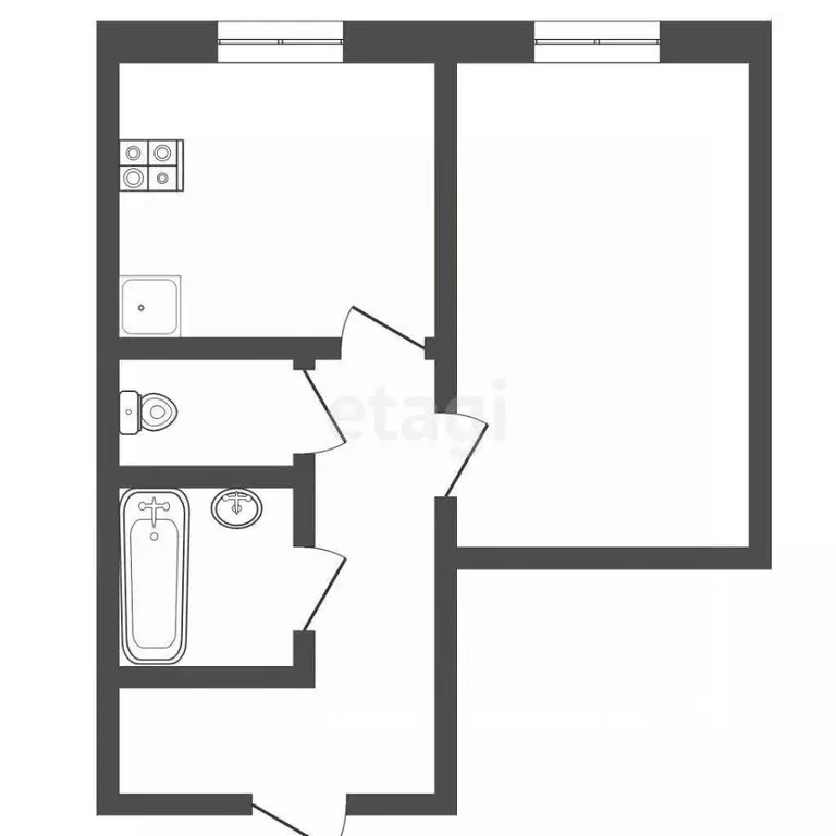 Комната Вологодская область, Великий Устюг Советский просп., 18 (14.6 ... - Фото 2