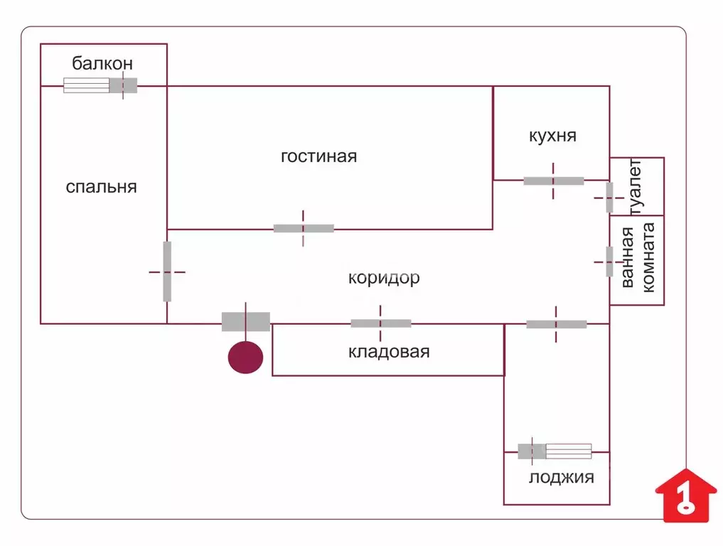 3-к кв. Омская область, Омск ул. Дианова, 16к2 (69.7 м) - Фото 1