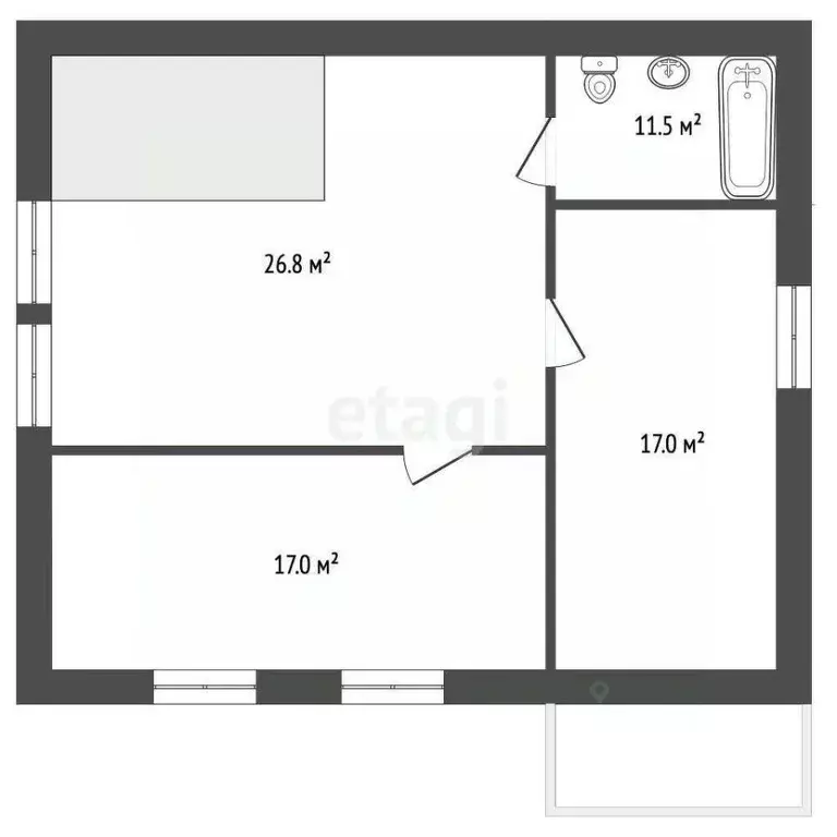 Дом в Ростовская область, Таганрог Салют садовое товарищество,  (145 ... - Фото 2