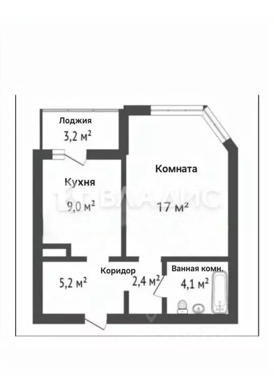 1-к кв. Ленинградская область, Всеволожский район, Заневское городское ... - Фото 1