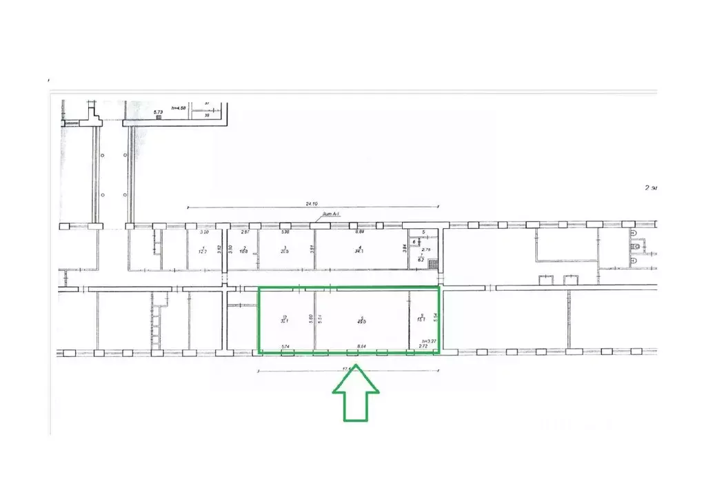 Помещение свободного назначения в Коми, Инта ул. Горького, 23 (96 м) - Фото 1