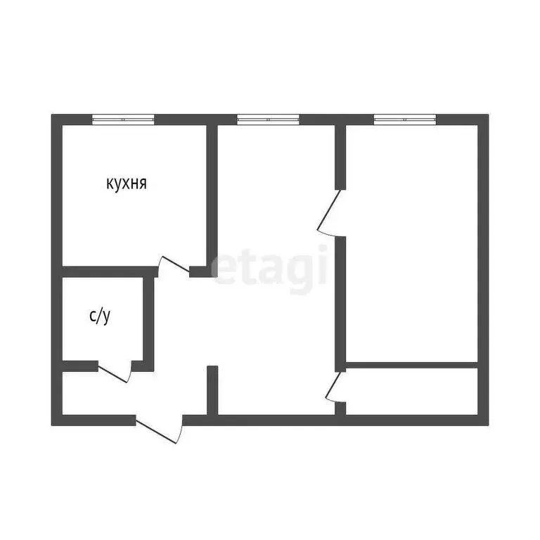 2-комнатная квартира: Воронеж, улица Еремеева, 33 (43.3 м) - Фото 1