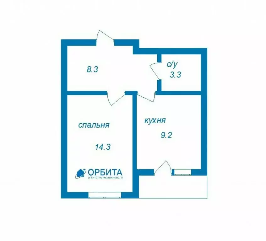 1-комнатная квартира: Тюмень, улица Ветеранов Труда, 9Ак4 (33.8 м) - Фото 1