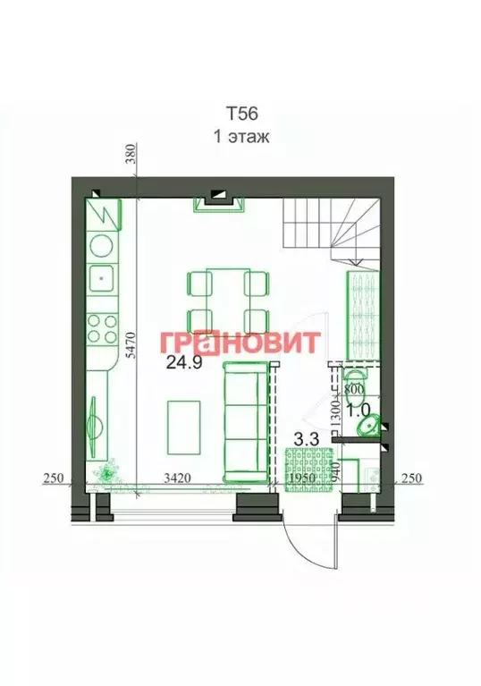 Таунхаус в Новосибирская область, с. Новолуговое, Березки-2 мкр, 5-й ... - Фото 1