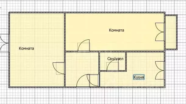 2-к кв. Сахалинская область, Холмск Капитанская ул., 3 (44.9 м) - Фото 2