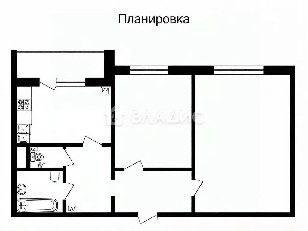 2-к кв. Москва проезд Дежнева, 27К1 (51.8 м) - Фото 2