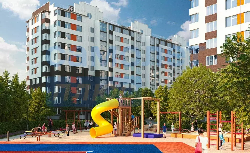Квартира-студия: Укромное, Октябрьская улица, 121 (26.5 м) - Фото 0