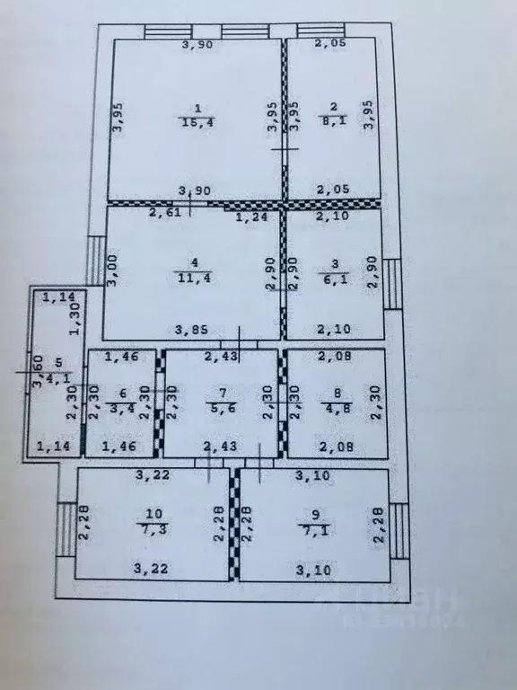 Дом в Белгородская область, Алексеевка ул. Ольминского (80 м) - Фото 2