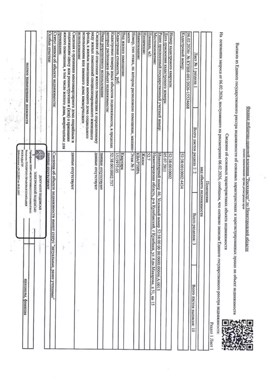 Свободной планировки кв. Нижегородская область, Семенов ул. Суворова, ... - Фото 1