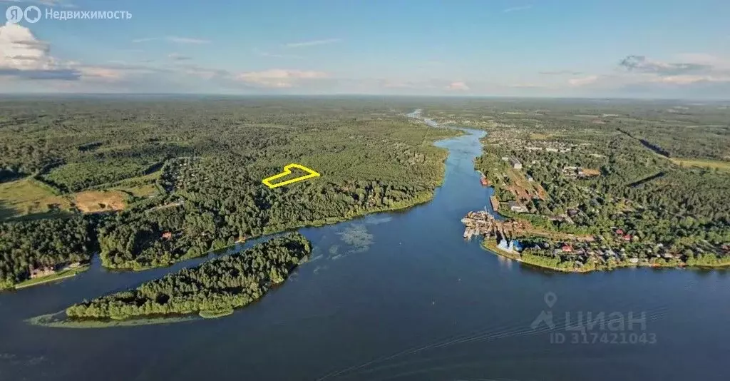 Участок в Тверская область, Кимрский муниципальный округ, населённый ... - Фото 1