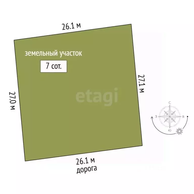 Участок в Ростовская область, Азовский район, Рогожкино хут. пер. ... - Фото 2