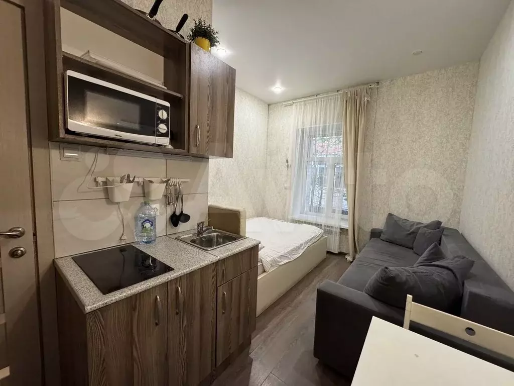 Апартаменты-студия, 17,3 м, 2/2 эт. - Фото 1