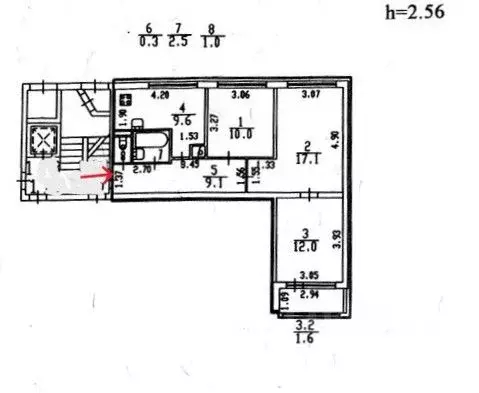 3-к кв. Санкт-Петербург Купчинская ул., 6/4к1 (61.6 м) - Фото 1