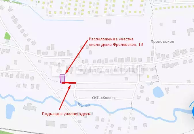 Участок в городской округ Нижний Новгород, деревня Фроловское (8 м) - Фото 1